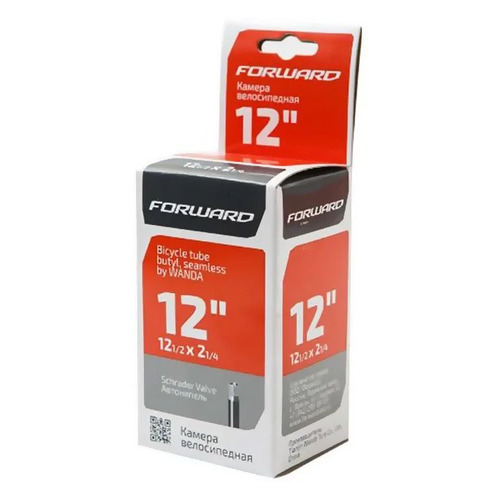 

Камера велосипедная FORWARD tu12, 12", 1/2x21/4, шредер [vtu12122140001], tu12
