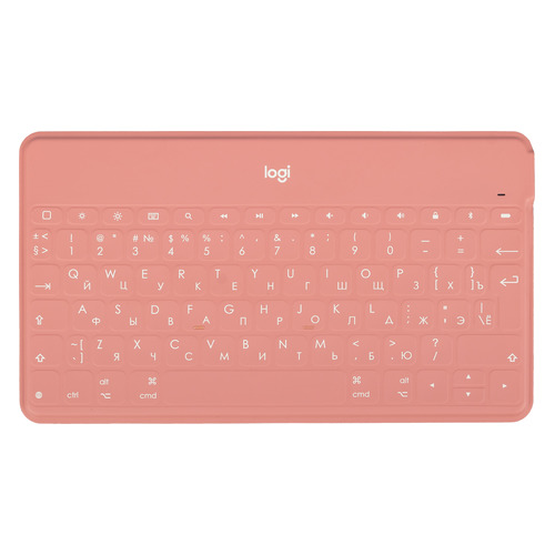 

Клавиатура Logitech Keys-To-Go, USB, беспроводная, розовый [920-010122], Keys-To-Go