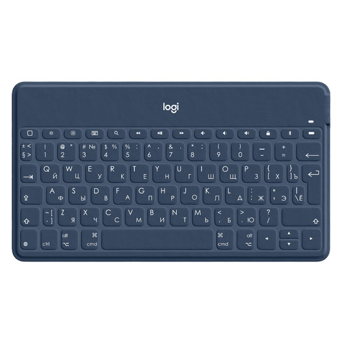 

Клавиатура Logitech Keys-To-Go, USB, беспроводная, синий [920-010123], Keys-To-Go