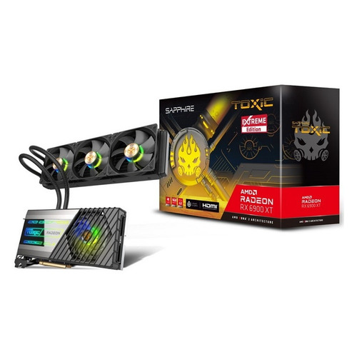 фото Видеокарта sapphire amd radeon rx 6900xt, 11308-08-20g rx 6900 xt gaming oc extreme edition, 16гб, gddr6, oc, ret