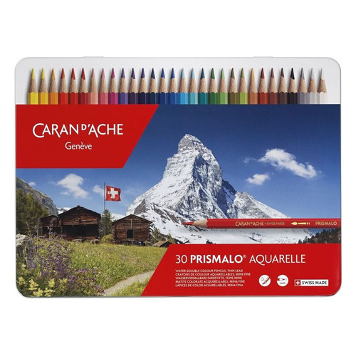 

Карандаши Carandache 999.330 999.330, шестигранный, дерево, 2.95мм, коробка металлическая, 30шт, 999.330