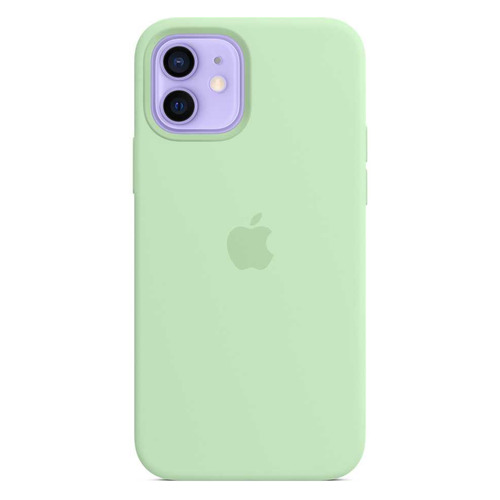 

Чехол (клип-кейс) APPLE Silicone Case with MagSafe, для Apple iPhone 12/12 Pro, фисташковый [mk003ze/a], Silicone Case with MagSafe
