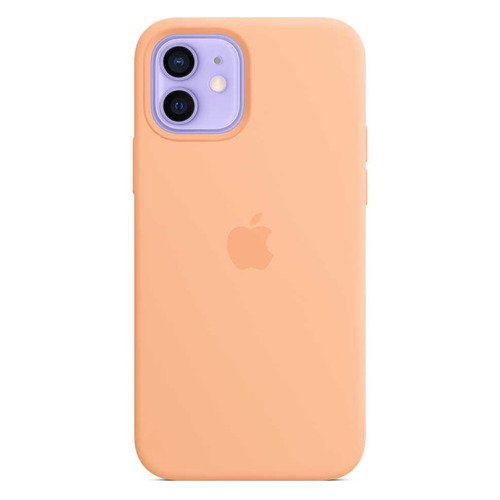 фото Чехол (клип-кейс) apple silicone case with magsafe, для apple iphone 12/12 pro, светло-абрикосовый [mk023ze/a]