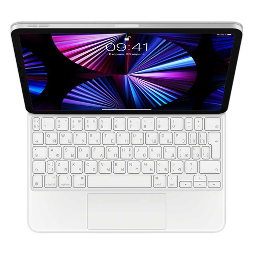 фото Клавиатура apple magic keyboard, ipad pro 2021 11/air 2020 белый [mjqj3rs/a]