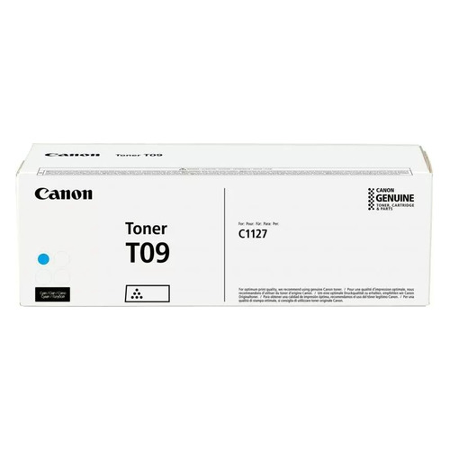 

Тонер Canon T09 CY, для i-SENSYS X C1127iF, C1127i, C1127P, голубой, туба, T09 CY