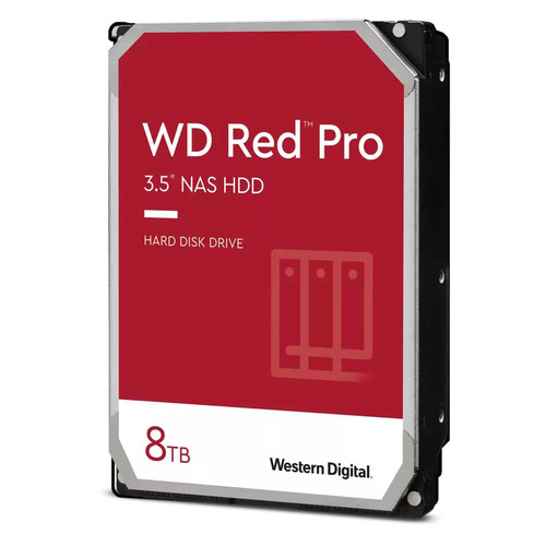 

Жесткий диск WD Red Pro WD8003FFBX, 8ТБ, HDD, SATA III, 3.5", WD8003FFBX