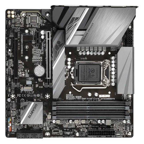 

Материнская плата GIGABYTE Z590M GAMING X, LGA 1200, Intel Z590, mATX, Ret, Z590M GAMING X