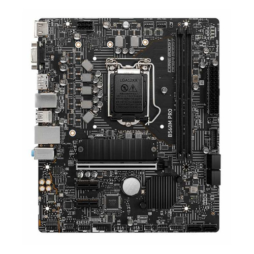 

Материнская плата MSI B560M PRO, LGA 1200, Intel B560, mATX, Ret, B560M PRO