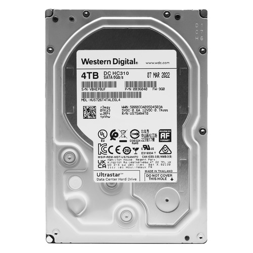 

Жесткий диск WD Ultrastar DC HC310 HUS726T4TALE6L4, 4ТБ, HDD, SATA III, 3.5" [0b36040], HUS726T4TALE6L4