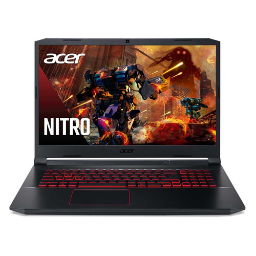 

Ноутбук Acer Nitro 5 AN517-52-50Y2, 17.3", IPS, Intel Core i5 10300H 2.5ГГц, 8ГБ, 512ГБ SSD, NVIDIA GeForce RTX 3050 Ti - 4096 Мб, Windows 10 Home, NH.QDWER.006, черный, AN517-52-50Y2