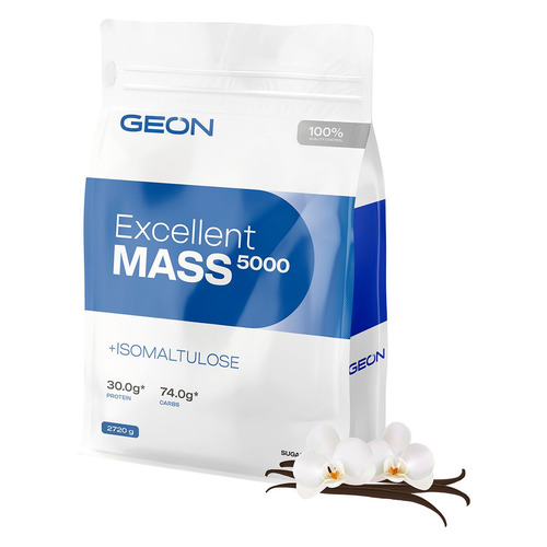 

Гейнер GEON Excellent Mass 5000, порошок, 2.72кг, ваниль, Excellent Mass 5000