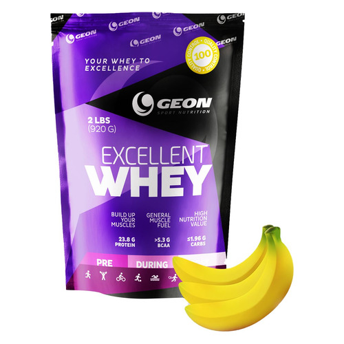 

Протеин GEON Excellent Whey, порошок, 0.92кг, банан, Excellent Whey
