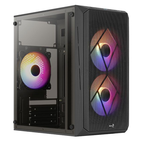 

Корпус mATX Aerocool CS-107-A-BK-v2, Mini-Tower, без БП, черный, CS-107-A-BK-v2