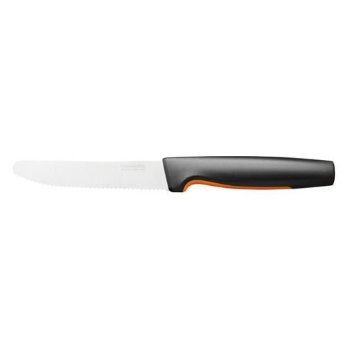 

Нож кухонный Fiskars Functional Form 1057543, для томатов, 113мм, заточка серрейтор, стальной, черный/оранжевый, 1057543