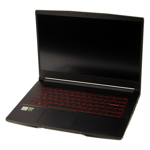 фото Ноутбук msi gf63 thin 10uc-420ru, 15.6", ips, intel core i7 10750h 2.6ггц, 8гб, 512гб ssd, nvidia geforce rtx 3050 для ноутбуков - 4096 мб, windows 10 home, 9s7-16r512-420, черный