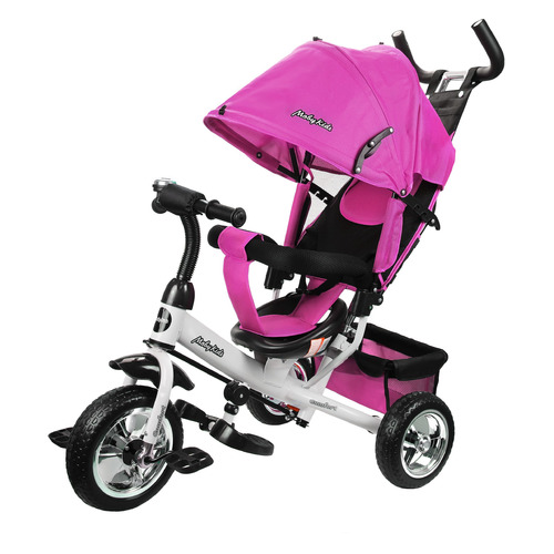 фото Трехколесный велосипед moby kids comfort 10x8 eva, 641220, pink