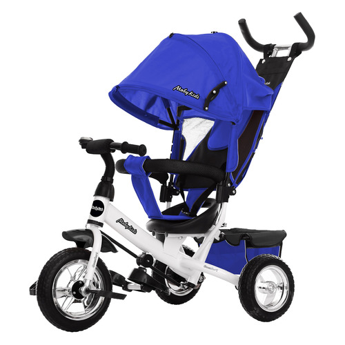 фото Трехколесный велосипед moby kids comfort 10x8 eva, 641477, blue