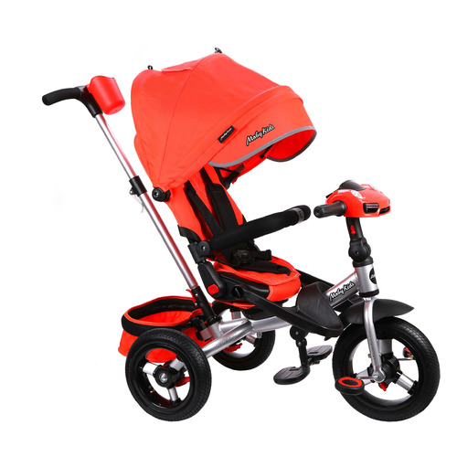 

Трехколесный велосипед MOBY KIDS New Leader 360 12x10 AIR Car, 641209, red, New Leader 360 12x10 AIR Car