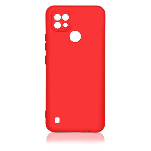 фото Чехол (клип-кейс) df rmoriginal-11, для realme c21, красный [df rmoriginal-11 (red)]