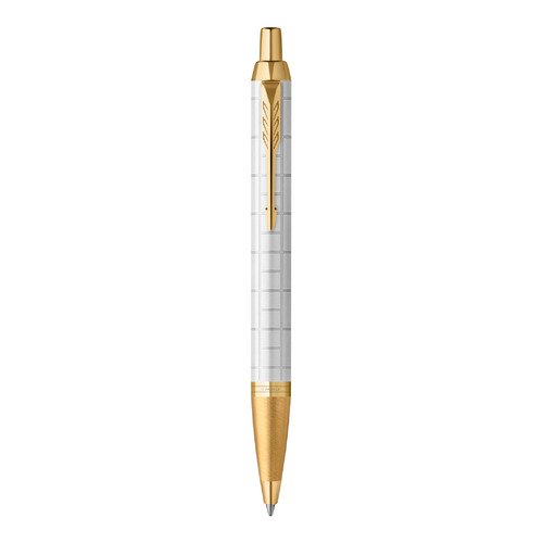 

Ручка шариков. Parker IM Premium K318 (2143643) Pearl GT M синие подар.кор., K318