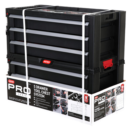 

Ящик для инструментов KETER 5 Drawers Plas Slide STD EuroPRO, черный [17199301], 5 Drawers Plas Slide STD EuroPRO