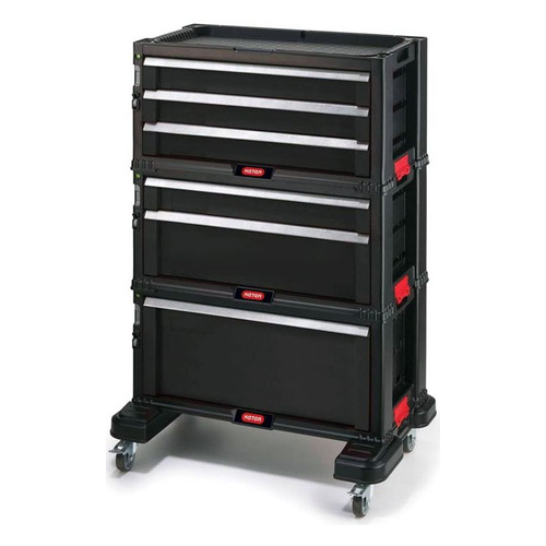 

Ящик для инструментов KETER 6 DrawersTool Chest, черный [17201228], 6 DrawersTool Chest
