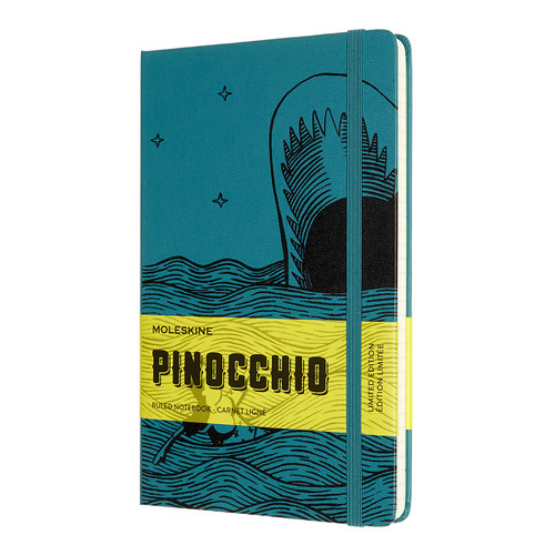 

Блокнот Moleskine Limited Edition, 240стр, в линейку, твердая обложка, темно-зеленый [lepiqp060b], Pinocchio