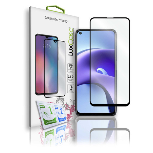 

Защитное стекло для экрана LuxCase для Xiaomi Redmi 9T/Poco M3 1 шт, черный [78429], LuxCase