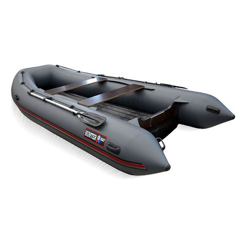 

Лодка моторно-гребная HUNTERBOAT Хантер 390 А, надувная, серый [390201], 390 А