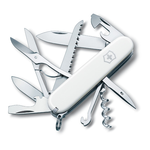 

Складной нож Victorinox Huntsman, функций: 14, 91мм, белый , коробка картонная [1.3713.7], Huntsman