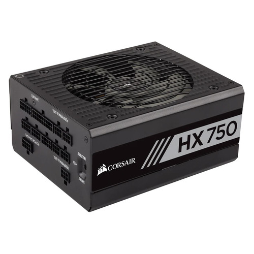 

Блок питания Corsair HX750, 750Вт, 135мм, черный, retail [cp-9020137-eu/rps0074], HX750