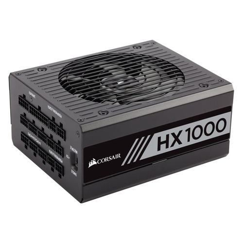 

Блок питания Corsair HX1000, 1000Вт, 135мм, черный, retail [cp-9020139-eu/rps0076], HX1000