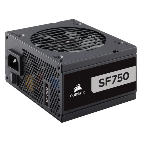 

Блок питания Corsair SF750, 750Вт, 92мм, черный, retail [cp-9020186-eu/rps0115], SF750