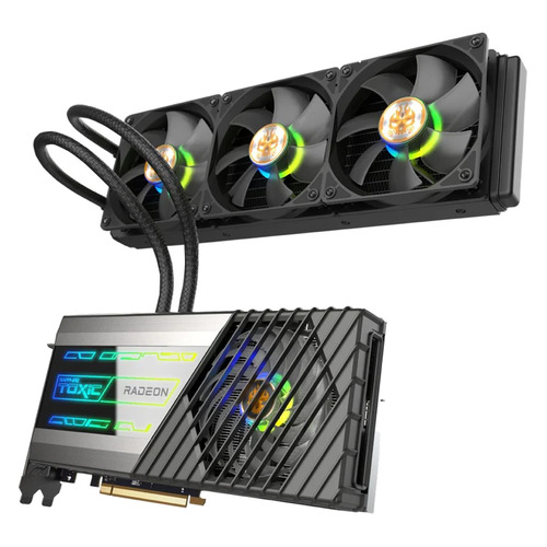 фото Видеокарта sapphire amd radeon rx 6900xt, 11308-06-20g rx 6900 xt gaming oc limited edition toxic, 16гб, gddr6, oc, ret