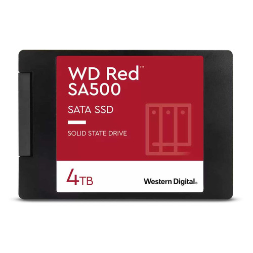 

SSD накопитель WD Red SA500 WDS400T1R0A 4ТБ, 2.5", SATA III, WDS400T1R0A