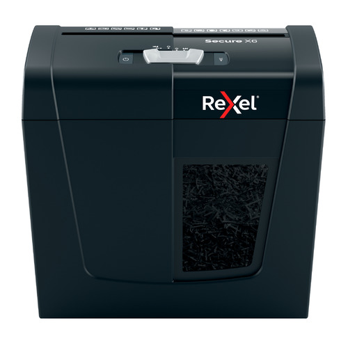 фото Уничтожитель бумаг rexel secure x6 eu, p-4, 4x40 мм, 6 лист. одновременно, 10л [2020122eu]