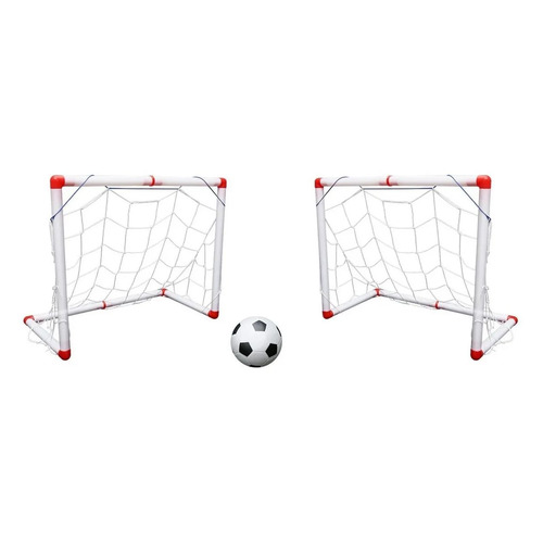 

Ворота DFC miniх2 для футб. детск. (футб.) белый/красный (GOAL7219AS), miniх2
