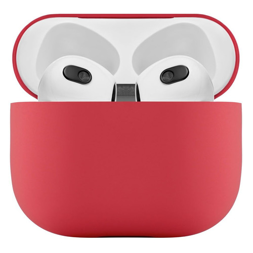 

Кейс UBEAR Touch case, для AirPods 3, красный [cs64rr04-ap21], Touch case
