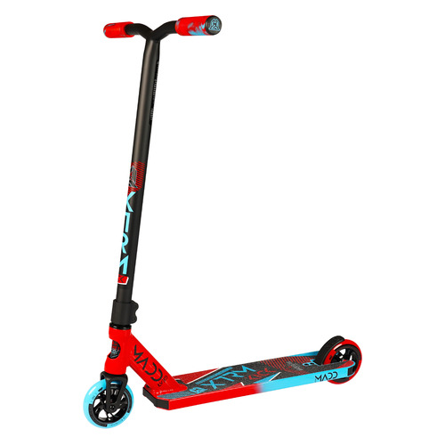 

Самокат MADD GEAR Kick Extreme Scooter, трюковый, 2-колесный, красный/синий [212-354], Kick Extreme Scooter