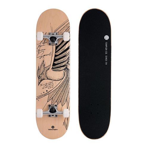

Скейтборд Tempish Free Spirit ш.7.9" дл.30.8" ABEC 7 кол.:50x30мм черный (106000046), Free Spirit