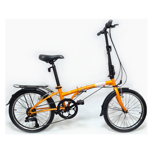 фото Велосипед dahon dream d6 (2021) городской складной кол.:20" оранжевый 14.8кг (vd21009)