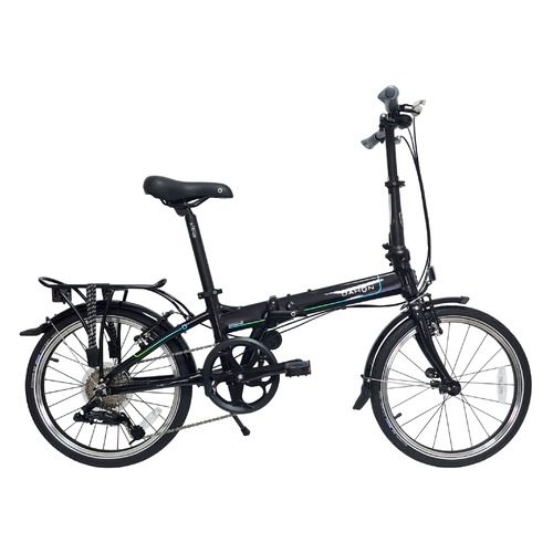 фото Велосипед dahon mariner d8 (2021) городской складной кол.:20" черный (vd21014)