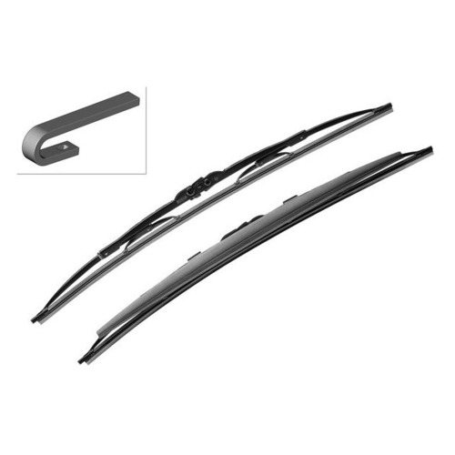 фото Щетка стеклоочистителя bosch twin spoiler, 475мм+550мм, каркасная [3397001728]