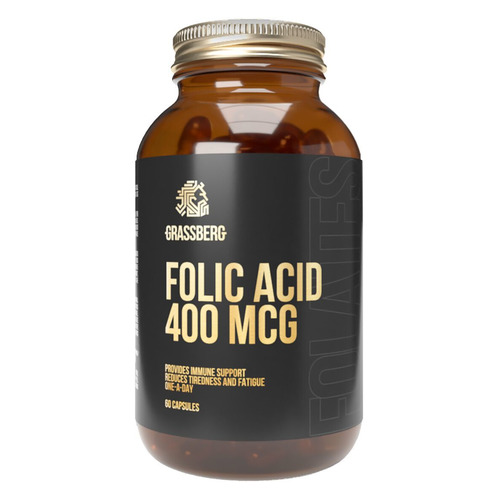 

Витаминный комплекс GRASSBERG Folic Acid, капсулы, Folic Acid