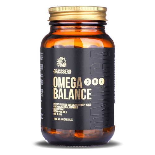 

Омега-3 GRASSBERG Balance 3-6-9, капсулы, 60шт, без вкуса, Balance 3-6-9