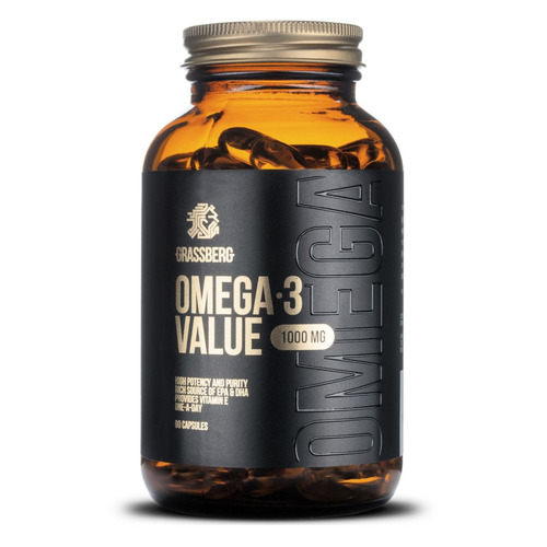 

Омега-3 GRASSBERG Value, капсулы, 90шт, без вкуса, Value