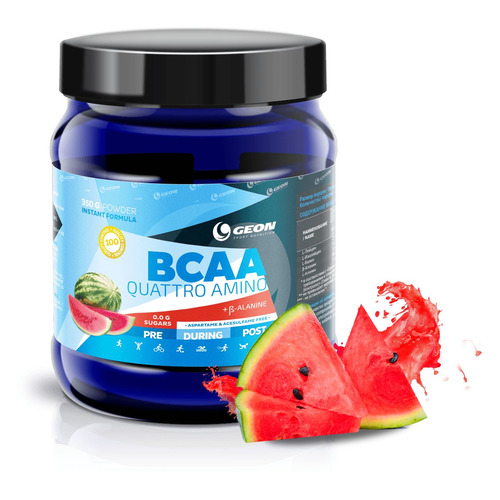 

Комплекс BCAA GEON Quattro Amino, порошок, 350гр, арбуз, Quattro Amino