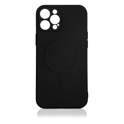 

Чехол (клип-кейс) DF iMagnetcase-03, для Apple iPhone 12 Pro, черный [df imagnetcase-03 (black)], iMagnetcase-03