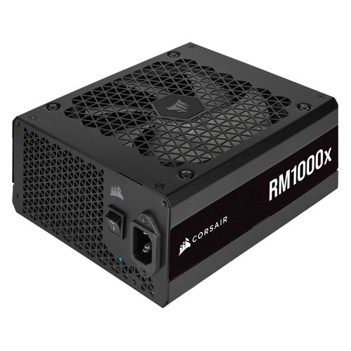 

Блок питания Corsair RM1000X, 1000Вт, 135мм, черный, retail [cp-9020201-eu/rps0125], RM1000X