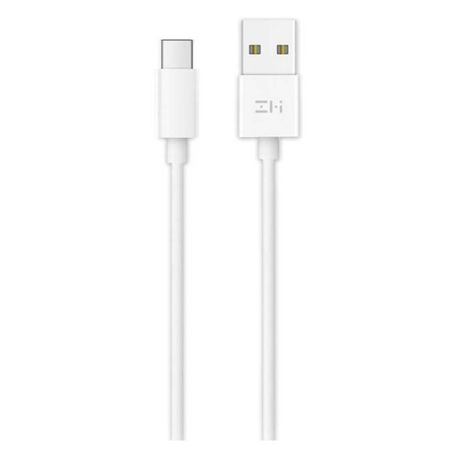 фото Кабель xiaomi zmi zsh02, usb type-c (m) - usb (m), 1м, белый [zsh02 white]